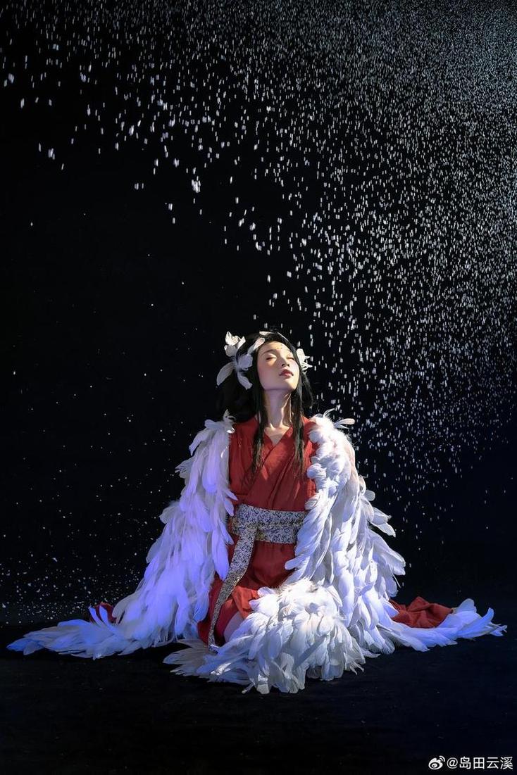 岛田云溪真花仙子cos作品，绽放梦想的花海